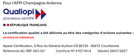 Qualiopi AFPI Champagne-Ardenne
